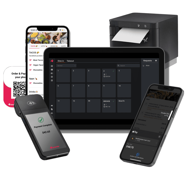 OrderUp Restaurant Point of Sale technology